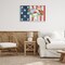 Stupell Industries American Flag Bouquet Framed Giclee Wall Art Design by Leslie Trimbach